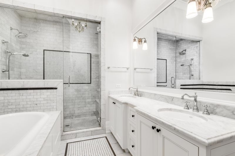 Spacious Walk-in Showers